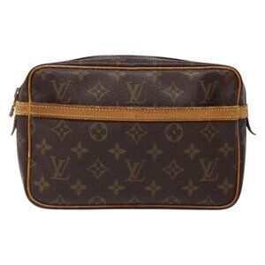 LOUIS VUITTON Monogram Compiegne 23 Clutch Bag